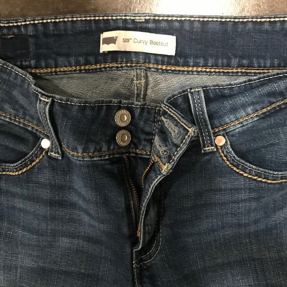 Levis Low Rise Straight Leg Jeans - Picture 8 of 8